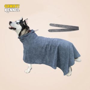 Serviettes tourne-kennel en polyester pour animaux de compagnie Absorbant Baignoire serviette de compagnie forte séchage serviette de nettoyage