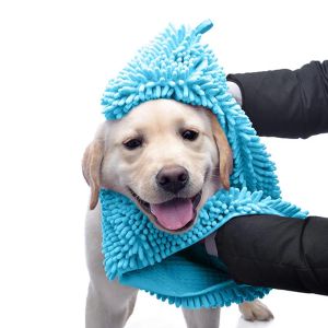 Handdoeken Hondenhanddoek Ultra zachte microfiber Chenille Dog Pet Bad Dry Tanddoek Handzakken Super absorberend duurzame snel drogen wasbare handdoek