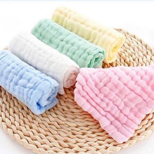 Serviettes robes 5 morceaux de serviettes de douche de bébé 100% coton pur 6 couches hautes coiffes de soins du visage pour enfants essuie à main