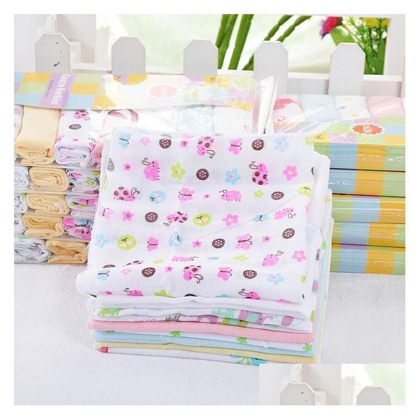 Serviettes Robes 8 Pc/Lot bébé Handcraf foulard serviette coton mouchoir livraison directe enfants maternité bain douche Dhsot