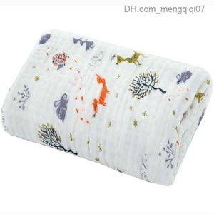 Serviettes Peignoirs Serviette de bain pour bébé Serviette de bain en coton fin Serviette de bain pour enfant Couverture pour bébé Emballage nouveau-né bébé jeune garçon fille Gaze coton 105 * 105cm Z230819