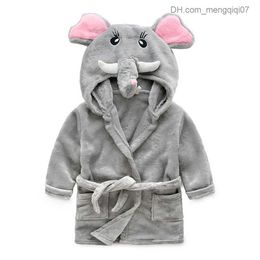 Handdoeken gewaden Baby unisex pluche dieren gezicht badkamer hap bad handdoek olifant ontwerp z230819