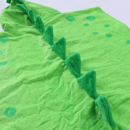Serviettes robes sweat à capuche avec griffes dinosaure pluie cape sweat à capuche children serviette de bain enfant serviette de plage de plage de bain bébé serviette 2404
