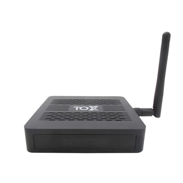 La caja elegante 4GB 32GB Amlogic S905X3 2.4G 5G de TOX1 Android 9.0 TV se dobla Wifi el 1000M BT 4.2 4K