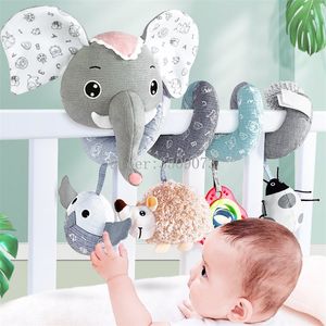 Toy Baby Stroller Comfort Gevuld Animal Ratell Crib Ratles Toys Gift Mobile Infant Stroller Toys For Baby Hanging Bed Bell Toy 220531