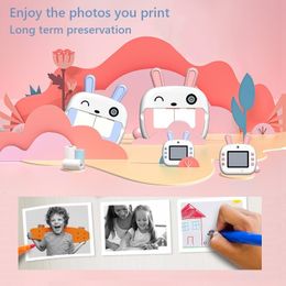 Speelgoedcamera's camera kinderen digitaal instant printen thermisch papier WIFI mobiele printer 24 inch 1080P high-definition video 230922