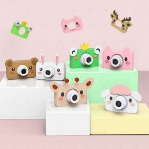 Caméras jouets Appareil photo pour enfants Appareil photo de dessin animé Jouet éducatif Écran de 2 pouces Appareil photo numérique 1080P Cadeaux de Noël Cadeau d'anniversaire pour fille garçons 230601