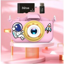 Toy Cameras Children Camera Mini Digital Vintage Educational Toys Kids 1080p Projection Video Outdoor Pography Gifts 230918