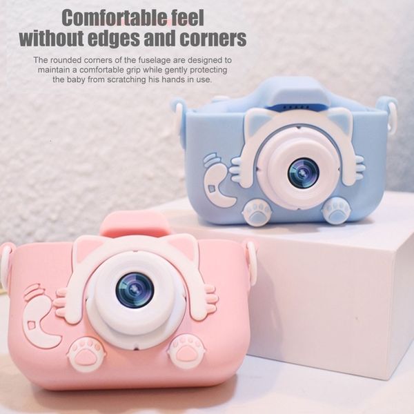 Cámaras de juguete para niños Juguetes Camera de 2000w Hd HD Cartoon niños Cámaras digitales Cámaras Mini Cámara Slr Cámara para niños Toy 230307