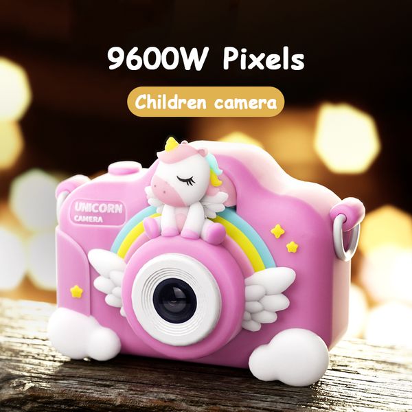 Appareils photo jouets enfants Kid caméra grand écran 2800 W Pixels enregistreur vidéo numérique caméscope DV garçons filles anniversaire cadeau de noël 231008