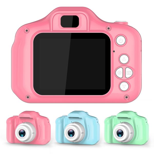 Cámaras de juguete Niños Cámara para niños Juguetes educativos para bebés Mini cámara digital Cámara de proyección 1080p Cámara de video con pantalla de pantalla de 2 pulgadas 230620