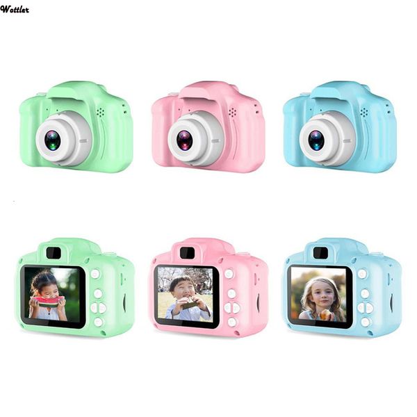 Caméras jouets Caméra pour enfants étanche 1080P HD écran caméra vidéo jouet 8 millions de pixels enfants mignon dessin animé caméra extérieure pographie enfants 230225