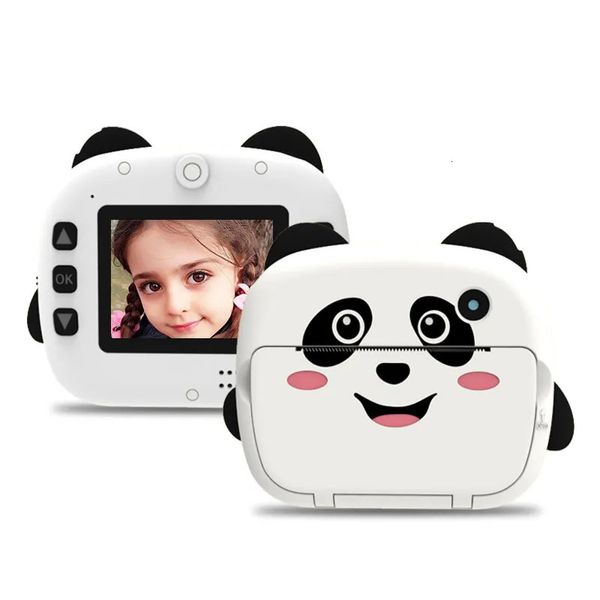 Appareils photo jouets Appareil photo numérique à impression instantanée pour enfants, dessin animé mignon Panda, appareil photo instantané avec plaque d'impression APP-WIFI, cadeau pour enfants 230928