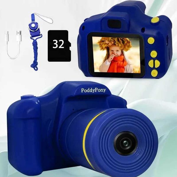 Cameras de jouets film multi-fonctions C Mara Preschool Education Duptage Toy Dift 1080p Appareil photo numérique haute définition adapté aux enfants âgés de 3 à 8 WX5.28