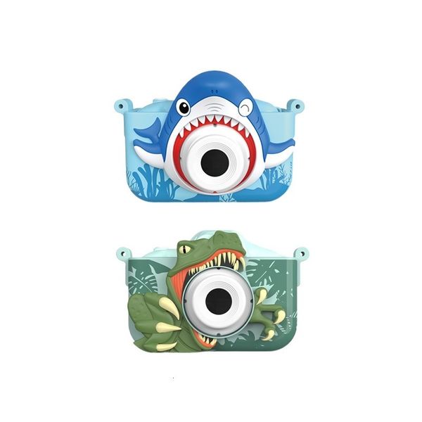 Caméras jouets drôle dessin animé dinosaure forme de requin enfants appareil photo numérique mini HD enfants pour filles garçons anniversaire cadeau de Noël 230922
