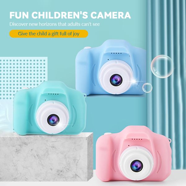 Toy Cameras Kid Digital HD Caméra Étanche Mini Enfants Mignons Jouet Garçon Fille Cadeau D'anniversaire 1080P Miniature Petit Caméscope Extérieur 230414