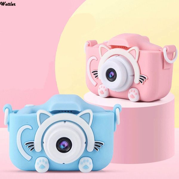 Caméras jouets Mini caméra enfants appareil photo numérique dessin animé jouet caméra HD pour enfants éducatifs caméra pour enfants jouets pour garçon fille présente 230619