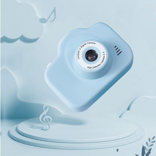 Caméras jouets Mini appareil photo numérique Caméscope numérique multifonctionnel Jouet avec lanière Caméra vidéo numérique Charge USB pour enfants Cadeaux de vacances 230307