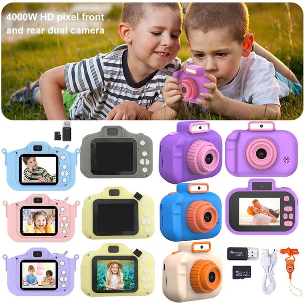 Caméras jouets Micro caméra multifonctionnelle portable enfant en bas âge avec lanière vidéo numérique chargement USB pour cadeaux de fête pour enfants 230911