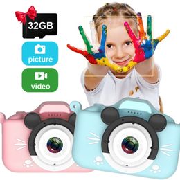 Caméras jouets Seckton Upgrade Kids Selfie Camera Cadeaux d'anniversaire de Noël pour garçons de 3 à 9 ans Caméras vidéo numériques HD pour tout-petits 230601