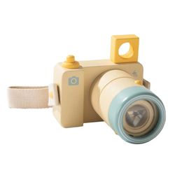 Caméras jouets Caméra de simulation jouet en bois cadeau d'anniversaire pour enfants personnalisé accessoires pographiés caméra Monstressori caméra en bois jouet 230928