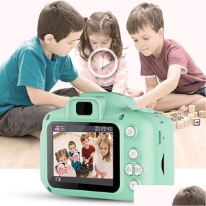 Toy Cameras X2 Enfants Mini Caméra Enfants Jouets Éducatifs Moniteur Pour Bébé Cadeaux Cadeau D'anniversaire Appareils Photo Numériques 1080P Projection Vidéo Dh9Ug