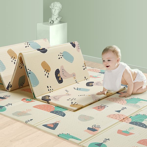 Juguete para niños Plegable Baby Play Mat Xpe Espuma Puzzle Alfombra para niños Bebé Escalada Pad Soft Kids Rug Baby Games Mats LJ201113