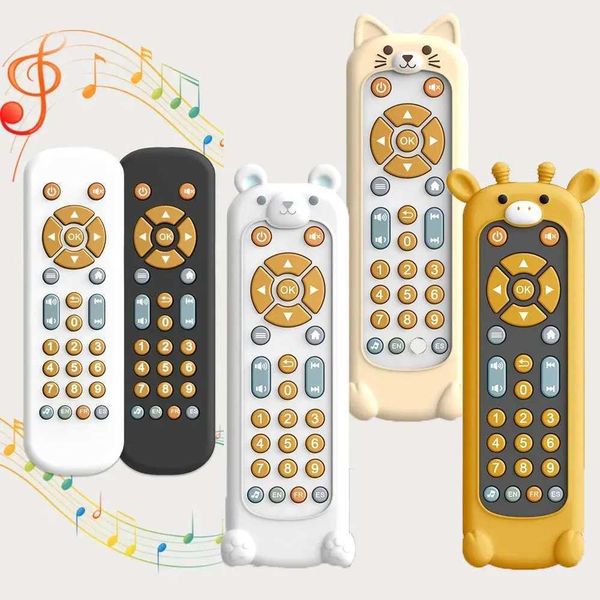 Toy Phones 2024 Baby Simulation TV Remote Control Toy avec musique et éclairage Baby Toy Capteur de 1 à 3 ans Toy Toy S2452433 S2452433