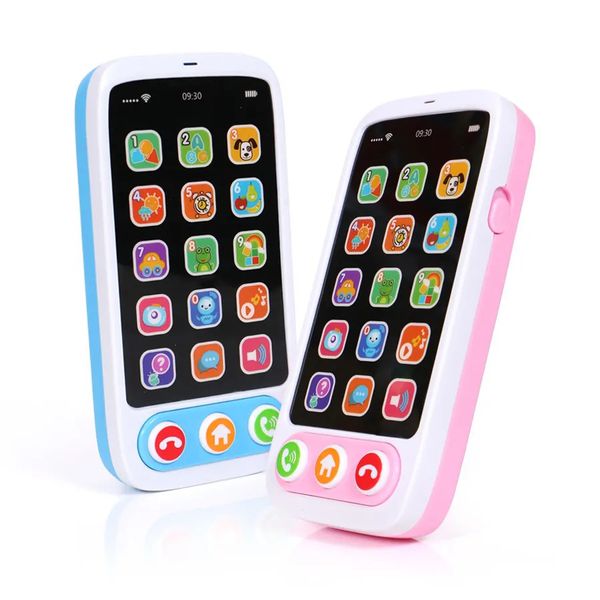 Toy Phones Téléphone portable d'apprentissage pour bébé - Jouet de développement musical interactif pour 12 mois Cadeaux d'anniversaire pour 1 an 230928