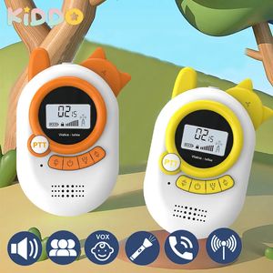 Teléfonos de juguete Niños Walkie Talkie 2PCS Juguetes electrónicos Niños Gadgets espía Radio para bebés Teléfono Alcance de 3 km Regalo de cumpleaños de Navidad para niños Niñas 230928