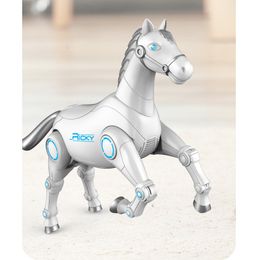 Rc Toy Robot intelligent modèle bureau Robot animaux jouet enfant créatif bricolage jouet cheval lampe multifonctionnelle lumière licorne tactile détection laboratoire Science enfants jouets jouet traditionnel