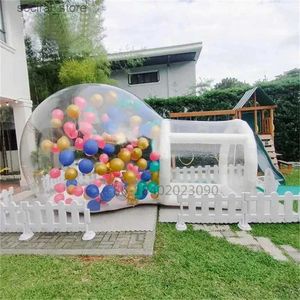 Tentes jouets Dôme gonflable de ballon de maison de bulle supérieure claire de 10 pieds avec le cadre hermétique pour les fêtes de famille glamping de l'usine de tente gonflable L240313