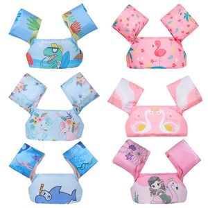 Jouet tentes dessin animé infantile bébé natation flotteur gilet garçons filles bras anneau de bain enfants flotteur flottabilité mousse bouée de sauvetage cercle 230726