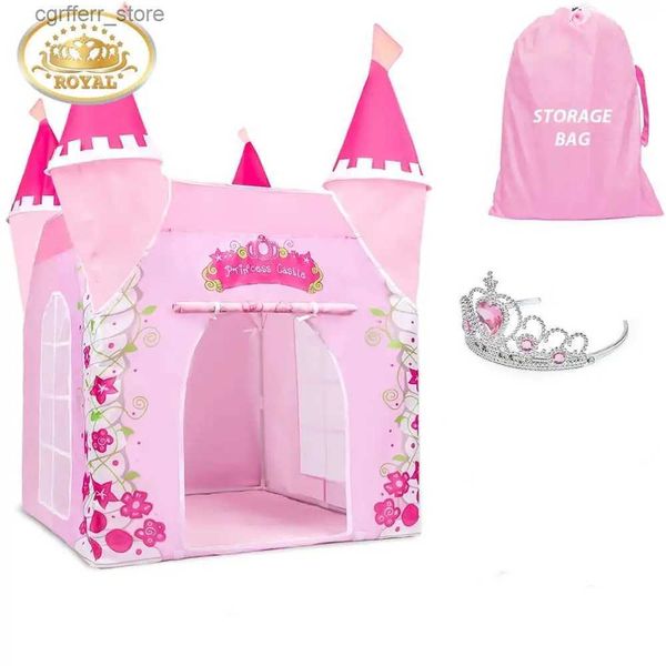 Toys Tents Enfant Toys Tents Princess Castle Play Tent Girl Princess Play House Indoor Outdoor Kids House Play Ball Pool Pool Playhouse L410