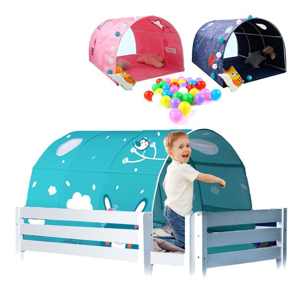 Jouet tentes enfants lit tente Tunnel maison de jeu petite chambre décoration ramper enfants jeux sur 230617