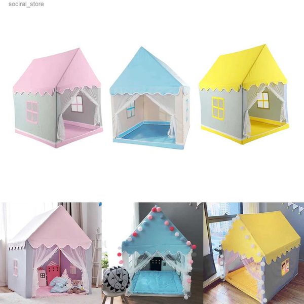 Tentes jouets Enfants jouent tente pour garçon fille bébé jouer maison enfant chambre décor tente jouets princesse indienne petite maison jeu maison grand château L240313