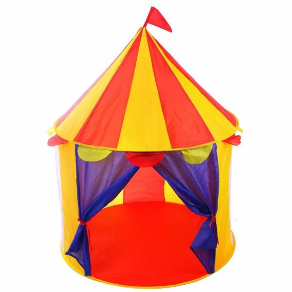 Carpas de juguete Juego para niños Carpa Juguetes Casa Interior Exterior Bebé Sala de rastreo Carpa de circo Ocean Balls Princess Castle Cabaña portátil Regalo para niños 231019