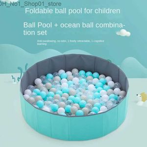 Tentes jouets Piscine à balles océan pour enfants Clôture de jeu pliante Tente de basket-ball intérieure pour bébé Balle océan pour bébé Jouet de divertissement amusant Maison pour enfants Q231220