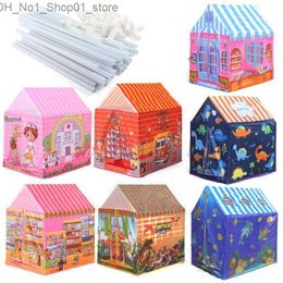Toy Tents Children's Outdoor Tent Game House Dinosaur Supermarket Tent House Role Play Home Indoor Ball Pool Tent Q231220