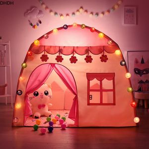 Tentes de jouets Tente pour enfants Jeux d'intérieur et d'extérieur Jardin Tipi Princesse Château Pliant Cubby Jouets Tentes Enfant Chambre Maison Tipi Playhouse 230620