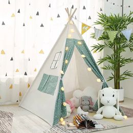 Tentes jouets Tente pour enfants salle de jeux pour enfants événements tentes de jeu de fête jouet pliable Wigwam indien jeu d'intérieur princesse maison de poupée petite maison 231023