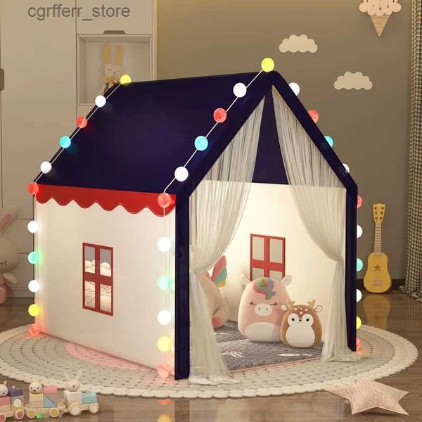 Tentes jouet enfants jouet grande taille tente wigwam pliant tentes baby tipi bébé jeu house toys girls rose princess château room décor cadeaux l410