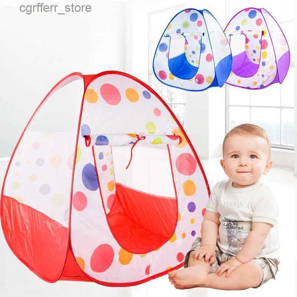 Toys Tents Childrens Pop-up Game Tent Tent Game Intérieur et Outdoor Dot Tent House Toys Pranso pour transporter des cadeaux pour enfants parfaits L410