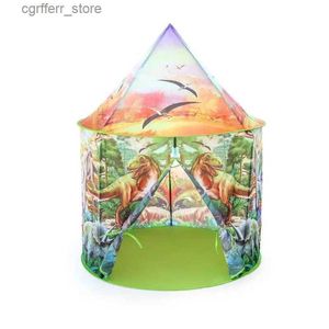 Tentes Tentes Dinosaur Kids Play Toys Tente For Childrens House Tipi Tents Rolding Indoor Garden Playhouse Child Ball Pool L410