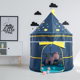 TOY TENTEN DROP KID TENT HOUSE Portable Castle Children Tipee Play Tent Ball Pool Camping Toy Birthday Christmas Outdoor Gift 230111