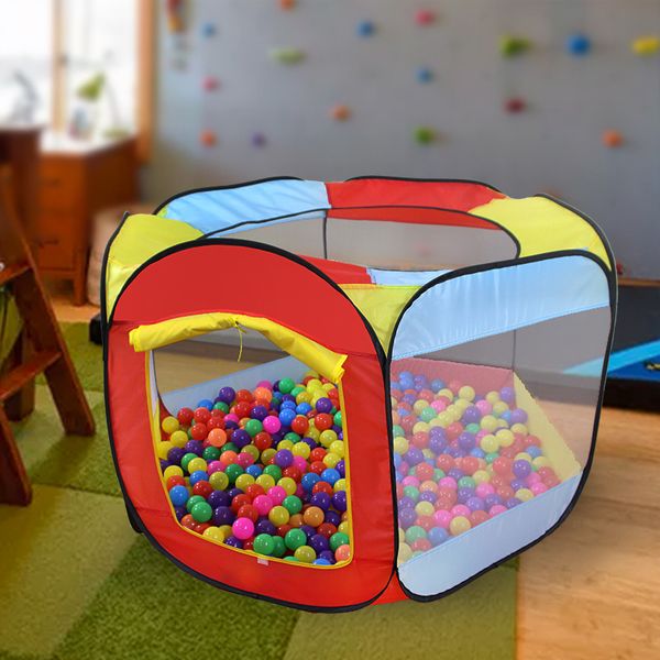 Carpas de juguete Carpa plegable para juguetes para niños Juego al aire libre Carpa grande Carpa para niños Interior al aire libre Ocean Ball Pool Juguetes Casa de juegos para niños 230111