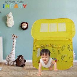 Tentes Tentes Imbaby Imbaby pliable Double Door Design Play House for Childre