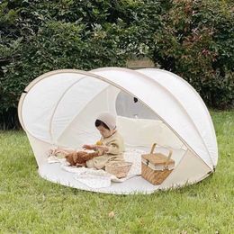 Toys Tentes enfants Baby Beach Tent Tent Outdoor Camping UV Protection Portable Toys Child Infant Play Game House Toys Tent Outdoor Toy Tent Q240528