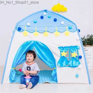 Toys Tentes Kids Play Game Tent House Princess Secret Castle House Outdoor Toys Filles Boys Portable Playhouse Playhouse Playhouse For Children Q231220