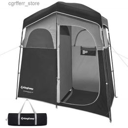 Tentes jouet tente de douche portable Kingcamp pour camping Sac de douche solaire de 5 gallons kit de tente de douche surdimensionnée
